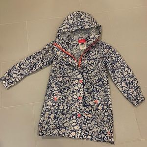 Like new Floral Joules rain jacket - sz 7/8
